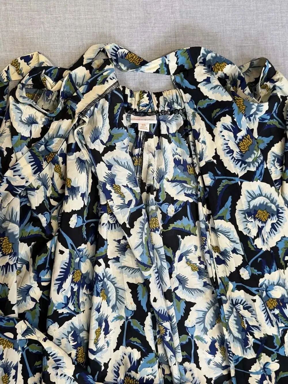 LuLaRoe Floral Pleated Midi Skirt - Picture 2 of 3